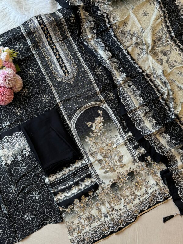 Glamorous Black Muslin