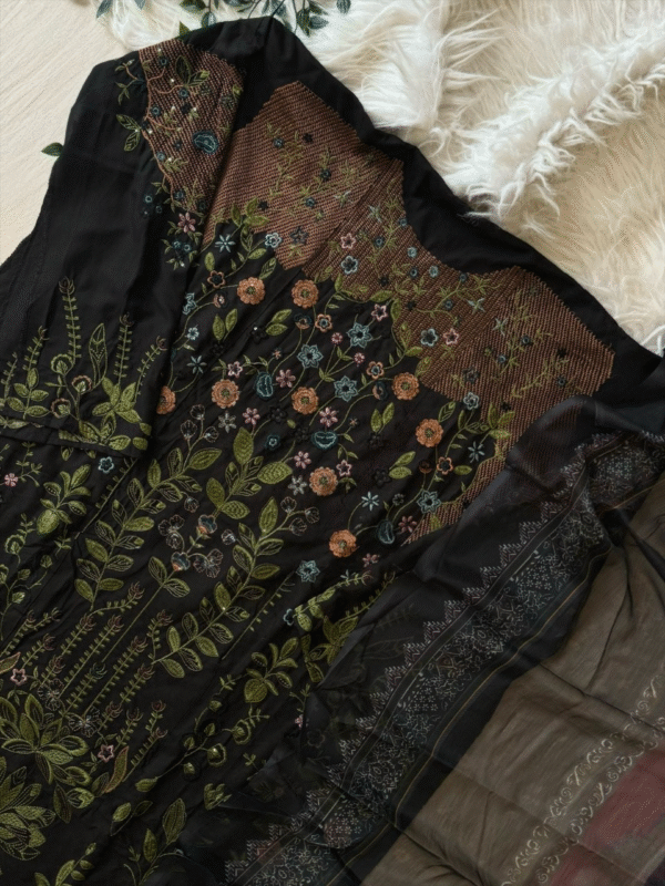 Kashmiri self-embroidery