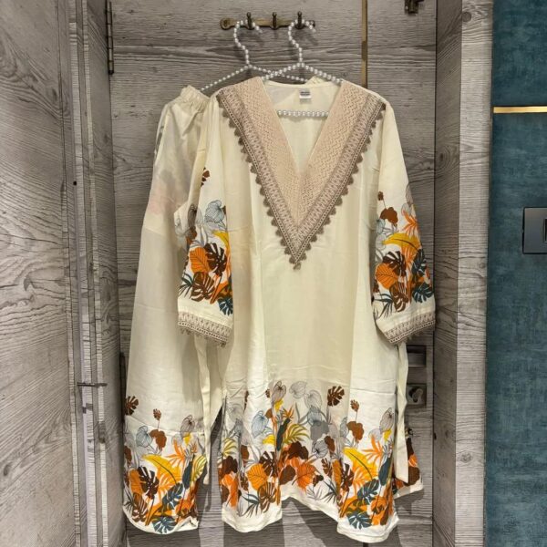 ELEGANT RAYON EMBROIDERY CO-ORD SET - Image 5