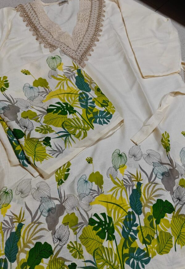 ELEGANT RAYON EMBROIDERY CO-ORD SET - Image 4