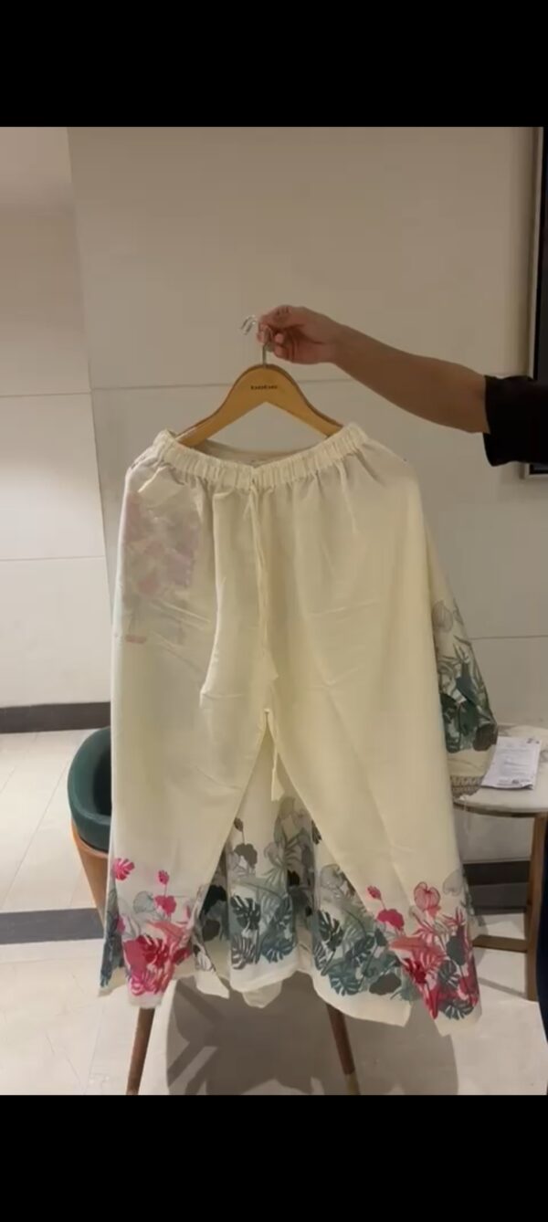 ELEGANT RAYON EMBROIDERY CO-ORD SET - Image 2