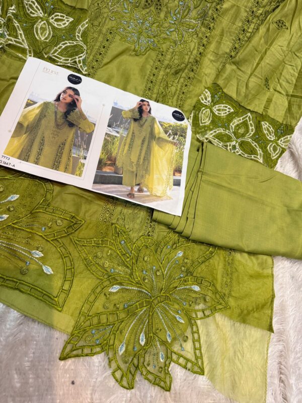 Cutwork daman Suit- 1667