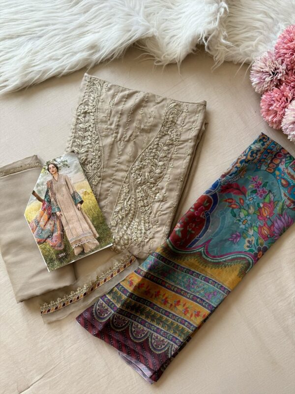 Rayon Fully Embroidered Suit-3754 - Image 3